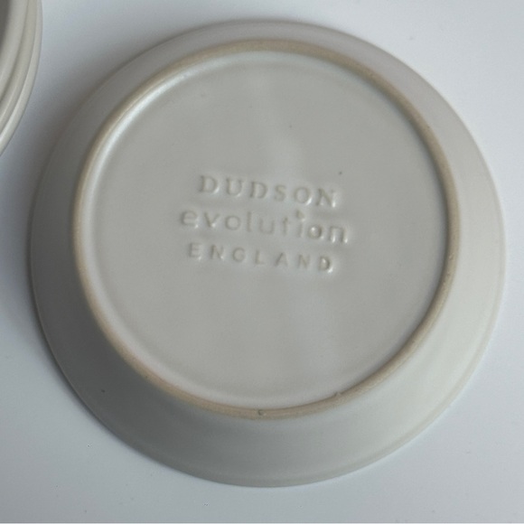 Dudson Evolution England Matte Pearl Stoneware Olive / Tapas Dish Set of 4 - Picture 4 of 8